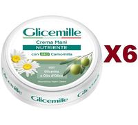6 GLICEMILLE CREMA MANI NUTRIENTE CON BIO CAMOMILLA 100ML GLICERINA & OLIO OLIVA