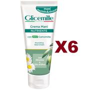 6 GLICEMILLE CREMA MANI NUTRIENTE CON BIO CAMOMILLA 100ML GLICERINA & OLIO OLIVA