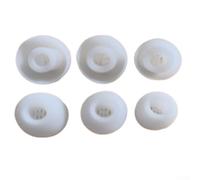 6 gommini di ricambio in silicone per auricolari Huawei Freebuds 5I, per auricolari e auricolari con isolamento acustico (bianco nuvola)