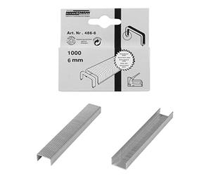 (6) Grapas 1000 pzas. 6 mm
