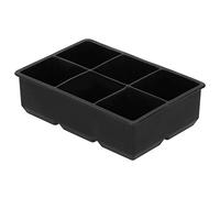 6-Grid Large Ice Cubes Maker Square Ice Cubes Tray Silicone Ice Party Bar Accessories, Large Cube Silicone Ice Tray, Keep Your Drink Cool for Hours