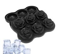 6 griglie di rosa stampo di ghiaccio - vassoio di ghiaccio in silicone | Stampo per sapone per torta da cucina a rilascio facile | Vassoi di congelatore riutilizzabile per il caffè da tè da cocktail
