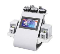 6 In 1 Anticellulite Macchinario radiofrequenza professionale viso,attrezzatura professionale di bellezza, macchina per scolpire il corpo, per pancia, tonificazione e tonificazione del corpo (Bianco)