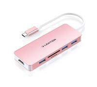 6 in 1 Hub USB C a HDMI 4K 3 USB 3.0 Lettore di Schede SD/Micro SD Adattatore
