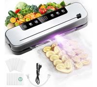 6 in 1 Macchina Sottovuoto Alimenti, 75 KPA Macchina per Sottovuoto Professional