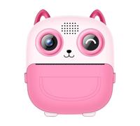 6 in 1 mini fotocamera di stampa istantanea, fotocamera di stampa Thermal wireless con stampa foto HD ricaricabile di tipo C for regali di compleanno di Natale 32 GB