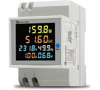 6 in 1 Misuratore Contatore Di Corrente Digitale AC40-300V 100A Voltmetro Ampero