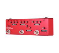 6-IN-1 Multi-Effects Pedal Delay + Chorus + Distortion + Overdrive + Booster + Buffer Guitar Effect Pedal True Bypass Switching