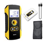 6 In 1 Rilevatore Elettronico Di Perni Metallici In Legno, Rilevatore Di Scanner Da Parete, Foro Di Posizionamento For Il Centro E Il Bordo Del Tubo Di Travetto Di Legno, Cavo CA. Facile Da Usare