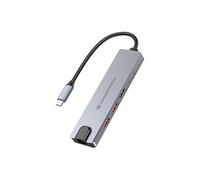 Conceptronic DONN29G Docking Station USB 3.2 Gen 2 6 in 1, 4K60Hz HDMI, USB-A 10Gbps x 2, USB-C 10Gbps, GbE LAN, 140W USB PD 3.1