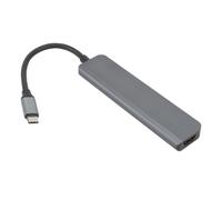 6-in-1 USB C Docking Station Aluminum Alloy, 4K 30fps, 87W
