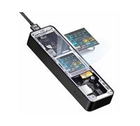 6 in-1 USB C Hub with -Compatible 4K@60Hz, Gigabit Ethernet, 100w PD Power Delivery for Black