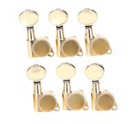 6-in-line Mini Accordatori A Bottoni Ovali Meccaniche Set Di Piroli Per Chitarra Elettrica For ST/per For TL Piroli Accordatura per Chitarra