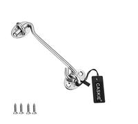 6 inch Gancio con Occhiello per Cancello in Acciaio Inox 304, Gancio da Cabina e Finestra, con Viti di Fissaggio