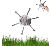 6 inch Steel Wire Brush Cutter Trimmer Head, Brush Cutter Strimmer Head, Wired Trimmer Head Replacement, Strimmer Attachments for Garden Moss Weed Rust Removal, Weed Eater (6 Head)