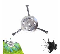 6 inch Steel Wire Grass Trimmer Head,Weed Brush Cutter Trimmer Head,String Trimmer Replacement Head,Trimmer Blade for Electric Battery Powered Cordless String Trimmer,Weed Eater (A)
