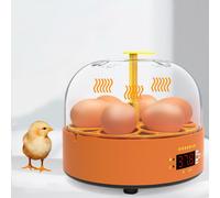 6 Incubatrice per uova digitale Macchina da cova per pollame con tornitura