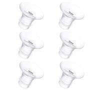 6 inserti flangiati per tiralatte da 14 mm, compatibili con tiralatte Momcozy/Spectra/Medela/eufy/Elvie/Lansinoh/Paruu P10, adatti per Momcozy M5/M9/M6/V2 Pro/V2 pro/S12 Pro/eufy E10 S1 S1 Pro