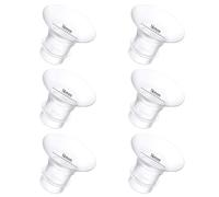 6 inserti flangiati per tiralatte da 16 mm, compatibili con tiralatte Momcozy/Spectra/Medela/eufy/Elvie/Lansinoh/Paruu P10, adatti per Momcozy M5/M9/M6/V2 Pro/V2 pro/S12 Pro/eufy E10 S1 S1 Pro