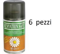 6 Insetticida spray mosche zanzare COPYR " KENIATRINS safe" ml.250