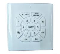 6 interruttori di controllo da parete per ventilatore da soffitto, interruttore da parete con motore reversibile e controllo della luce, 433 MHz, 6 variabili per controller di frequenza per