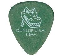 6 Jim Dunlop Plettri GATOR GRIP STANDARD 1.50 mm colore verde - Player's Pack da 6 plettri 1.50 mm