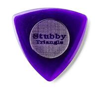 6 Jim Dunlop STUBBY 3,0 mm triangolo Plettri - Player's Pack da 6 plettri 3.00 mm colore blu scuro
