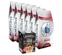6 kg Caffè Borbone in Chicchi Vending Miscela ROSSA + Crema Caffè da 550g