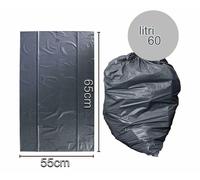 6 KG SACCO SACCHI BUSTE SPAZZATURA IMMONDIZIA 55X65 NERO 180 PZ EX. SPESSO 024