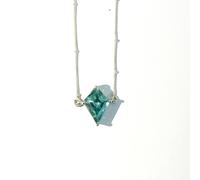 6 KT Blu Trattato Diamante Ciondolo Aquilone Forma VVS1 Certificato Regalo Per