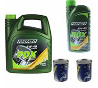 6 L FANFARO Olio Motore PDX 5W40 API SN/SM/CF Olio Motore 2xMANNOL Motor Doctor