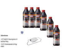 6 L Liqui Moly 1100 Trasmissione Vaico Filtro Olio per Audi A8 4.2 Quattro