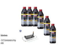 6 L Liqui Moly 1100 Trasmissione Vaico Filtro Olio per BMW X5 3.0d 3.0i Land