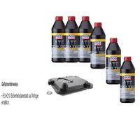 6 L Liqui Moly 1100 Trasmissione Vaico Filtro Olio per Jeep Cherokee 3.7 4x4