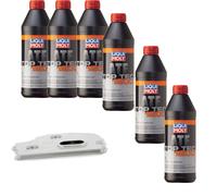 6 L Liqui Moly 1200 Trasmissione Vaico Filtro Olio per VW Jetta IV 1.6 1.8