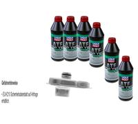 6 L Liqui Moly 1800 Trasmissione Vaico Filtro Olio per Nissan Qashqai + 2 I
