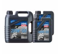 6 L Liqui Moly Olio Motore Moto 4T 20W-50 Strada API SN PLUS JASO MA2
