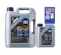 LIQUI MOLY Top Tec 0W-20 7 L per Acea C5 Api Sp Ford Jaguar / Land Rover Opel