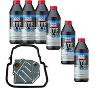 6 L Liqui Moly Top Tec ATF 1600 MANN Filtro Olio Per Cambio Mercedes C-Klasse SL