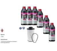 6 L LIQUI MOLY Top Tec ATF 1850 VAICO Filtro Olio Cambio Per Seat Ateca 1.4 TSi