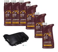 6 L MANNOL ATF AG55 FEBI Filtro Olio Cambio Per Audi A6 Avant 3.0 50 TDI Mild