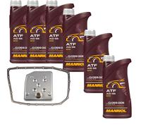 6 L MANNOL ATF AG55 FEBI Filtro Olio Cambio Per Ford Ranger 3.2 TDCi 4x4 2.0