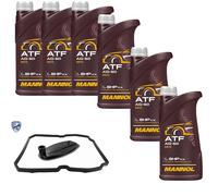 6 L mannol Atf AG60 Olio per Ingranaggi Vaico Filtro Trasmissione Jeep Grande