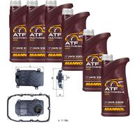 6 L MANNOL ATF Multivehicle JWS MAHLE Filtro Olio Cambio Per Audi Q7 3.0 TDI
