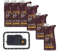 6 L MANNOL ATF SP-III DENCKERMANN Filtro Dell'Olio Del Cambio Per Mitsubishi