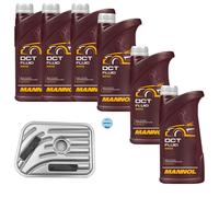 6 L MANNOL DCT Fluid Set Con Olio Cambio E Filtro Per Ford Kuga I 2.0 TDCi 4x4