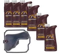 6 L MANNOL Dexron II DENCKERMANN Filtro Olio Cambio Per Renault Megane