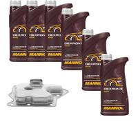 6 L mannol Dexron III Vaico Filtro Olio Trasmissione per Nissan x-Trail 2.0 4x4