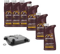 6 L MANNOL Dexron VI VAICO Filtro Olio Cambio Per Dodge D1 DC DH DM DR 3.7 KA