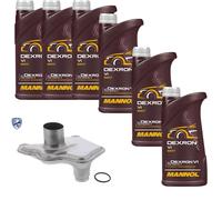 6 L MANNOL Dexron VI VAICO Filtro Olio Cambio Per Nissan Murano II 3.5 4x4